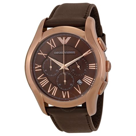 armani chronograph brown dial.